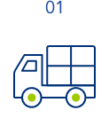 食トラック配送業務の非効率性 